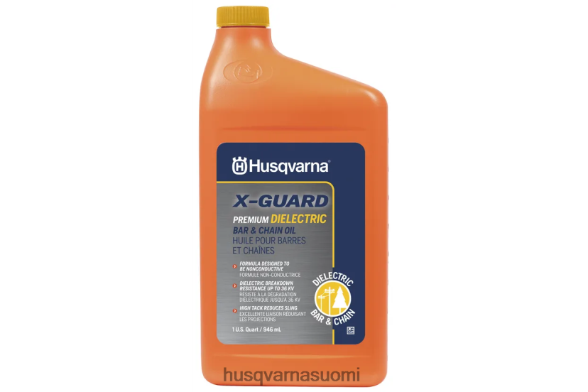 Husqvarna x-guard dielektrinen tanko- ja ketjuöljy - 12 litran pullon kotelo 0D6048302 työkaluja