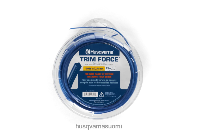 Husqvarna trimforce nelikulmainen trimmerisiima 0D6048551 työkaluja
